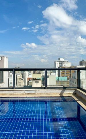 Apartamento à venda com 43m², 2 quartos e 1 vagaPiscina