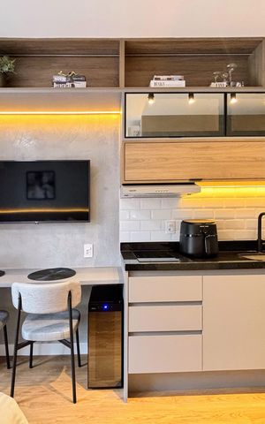 Studio à venda com 24m², 1 quarto e sem vaga Studio à venda com 24m², 1 quarto e sem vagaStudio