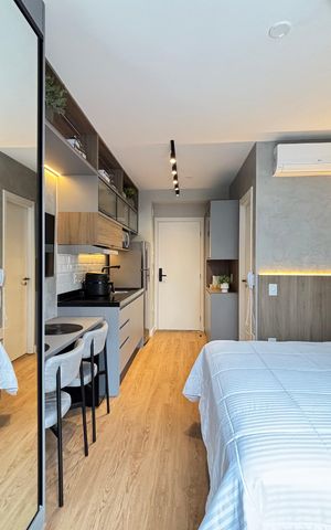 Studio à venda com 24m², 1 quarto e sem vaga Studio à venda com 24m², 1 quarto e sem vagaStudio