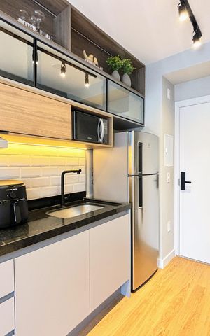 Studio à venda com 24m², 1 quarto e sem vaga