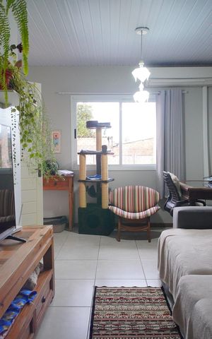 Casa de condomínio à venda com 55m², 3 quartos e 2 vagasSala