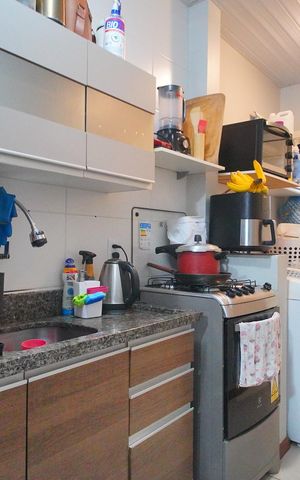 Casa de condomínio à venda com 55m², 3 quartos e 2 vagasCozinha