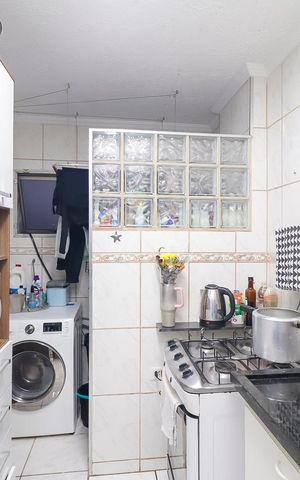 Apartamento à venda com 58m², 2 quartos e 1 vagaCozinha e Área de Serviço