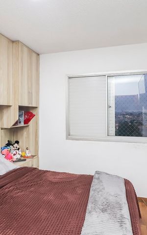 Apartamento à venda com 58m², 2 quartos e 1 vagaQuarto 1