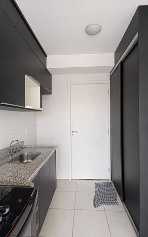 Apartamento à venda com 31m², 1 quarto e sem vaga Apartamento à venda com 31m², 1 quarto e sem vagaCozinha e Área de Serviço