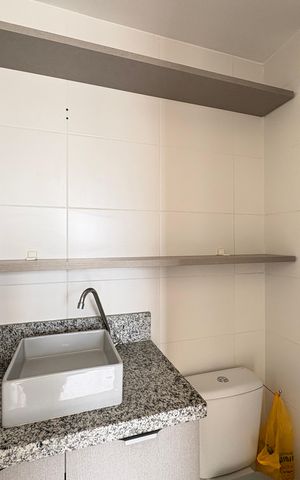 Apartamento à venda com 31m², 1 quarto e sem vaga Apartamento à venda com 31m², 1 quarto e sem vagaBanheiro