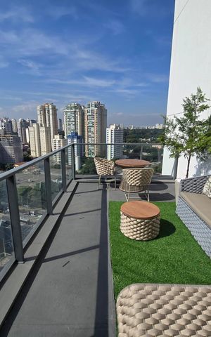 Apartamento para alugar com 40m², 1 quarto e sem vaga Apartamento para alugar com 40m², 1 quarto e sem vagaVaranda