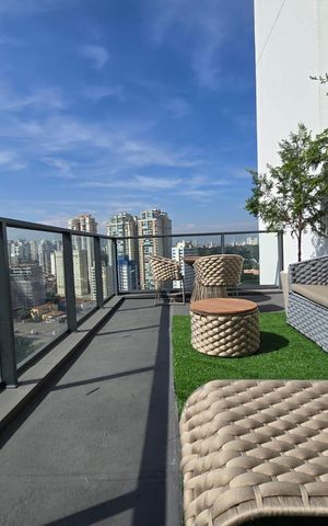 Apartamento para alugar com 40m², 1 quarto e sem vaga Apartamento para alugar com 40m², 1 quarto e sem vagaVaranda