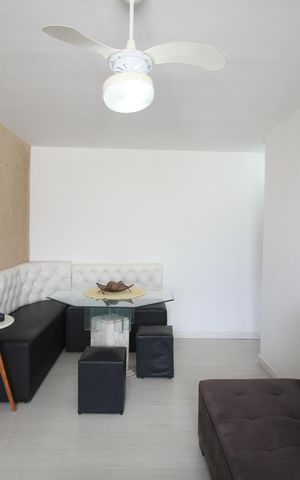 Apartamento à venda com 59m², 2 quartos e 1 vagaSala
