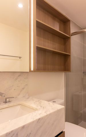 Apartamento para alugar com 42m², 1 quarto e sem vaga Apartamento para alugar com 42m², 1 quarto e sem vagaBanheiro