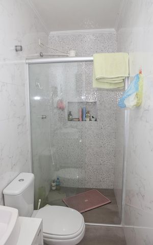 Casa de condomínio à venda com 90m², 2 quartos e 1 vaga Casa de condomínio à venda com 90m², 2 quartos e 1 vagaBanheiro