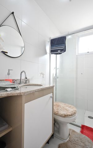 Apartamento à venda com 82m², 3 quartos e 1 vagaBanheiro Suíte 