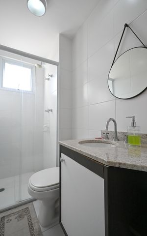 Apartamento à venda com 82m², 3 quartos e 1 vagaBanheiro