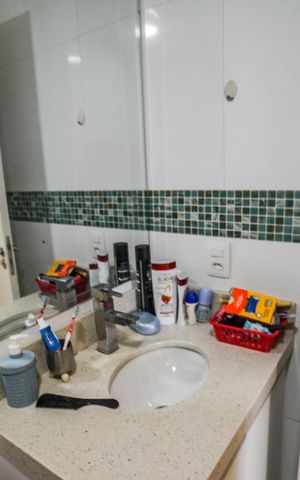Apartamento à venda com 55m², 2 quartos e 1 vaga Apartamento à venda com 55m², 2 quartos e 1 vagaBanheiro da Suíte