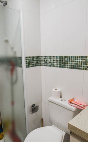 Apartamento à venda com 55m², 2 quartos e 1 vaga Apartamento à venda com 55m², 2 quartos e 1 vagaBanheiro da Suíte