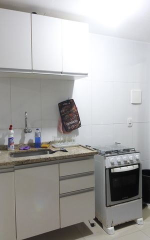 Casa de condomínio para alugar com 80m², 2 quartos e 1 vagaCozinha