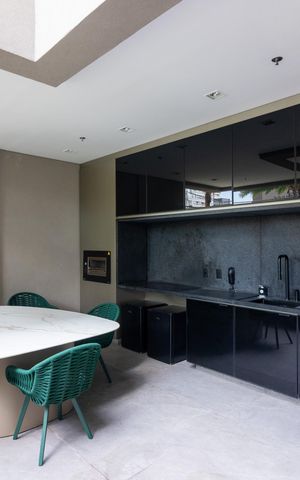 Studio para alugar com 30m², 1 quarto e 1 vaga Studio para alugar com 30m², 1 quarto e 1 vagaÁrea comum - Churrasqueira