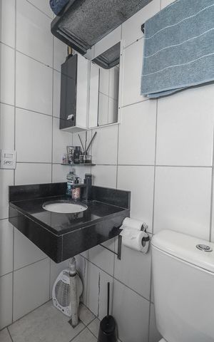 Apartamento à venda com 44m², 2 quartos e 1 vagaBanheiro