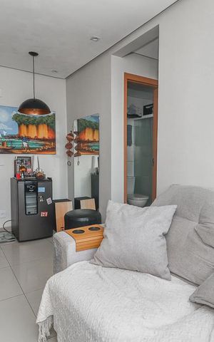 Apartamento à venda com 44m², 2 quartos e 1 vagaSala