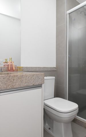 Apartamento à venda com 75m², 2 quartos e 1 vagaBanheiro da Suíte