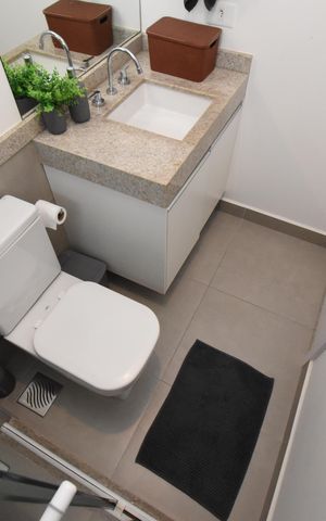 Apartamento à venda com 75m², 2 quartos e 1 vagaBanheiro da Suíte