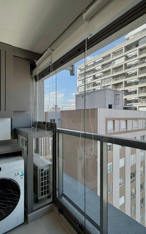 Studio para alugar com 29m², 1 quarto e sem vagaSacada 