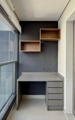 Studio para alugar com 29m², 1 quarto e sem vagaSacada 