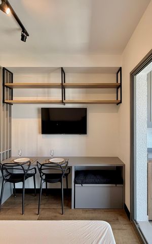 Studio para alugar com 29m², 1 quarto e sem vagaQuarto 