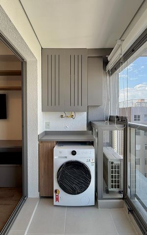 Studio para alugar com 29m², 1 quarto e sem vagaSacada 