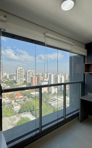Studio para alugar com 29m², 1 quarto e sem vagaSacada 