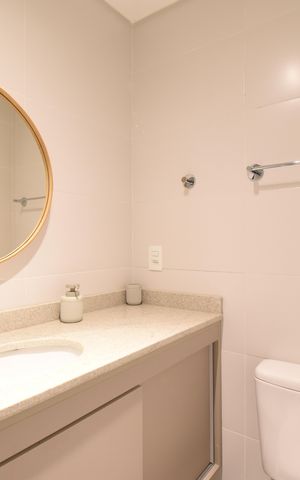 Studio para alugar com 30m², 1 quarto e sem vagaBanheiro do Studio