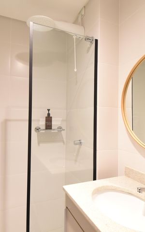 Studio para alugar com 30m², 1 quarto e sem vagaBanheiro do Studio
