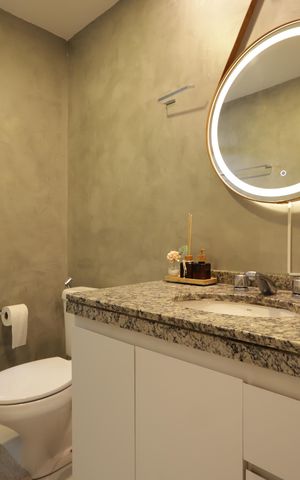 Apartamento à venda com 95m², 3 quartos e 2 vagasBanheiro da Suíte