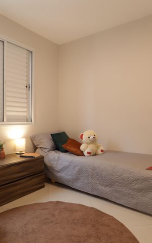 Apartamento à venda com 95m², 3 quartos e 2 vagasQuarto 2