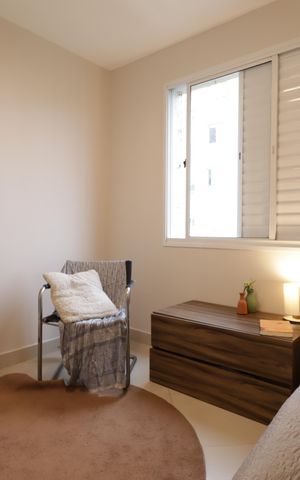 Apartamento à venda com 95m², 3 quartos e 2 vagasQuarto 2
