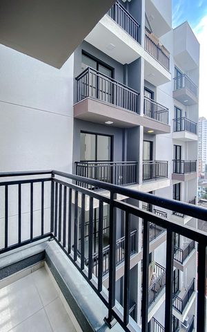 Studio à venda com 24m², 1 quarto e sem vaga Studio à venda com 24m², 1 quarto e sem vagaVaranda