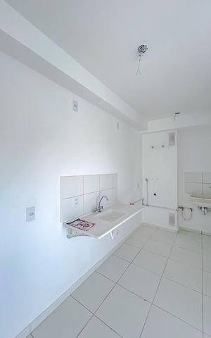 Apartamento à venda com 36m², 2 quartos e 1 vagaCozinha e Área de Serviço