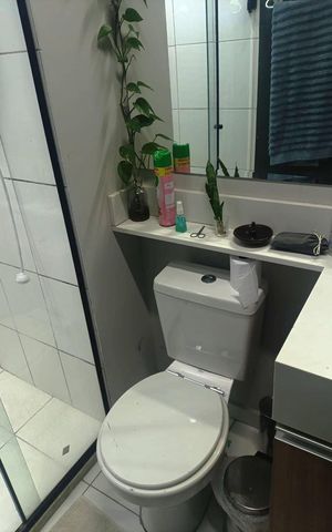 Apartamento para alugar com 27m², 1 quarto e sem vaga Apartamento para alugar com 27m², 1 quarto e sem vagaBanheiro