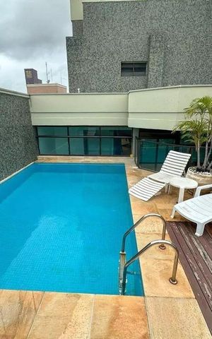 Studio para alugar com 57m², 2 quartos e 1 vaga Studio para alugar com 57m², 2 quartos e 1 vagaPiscina