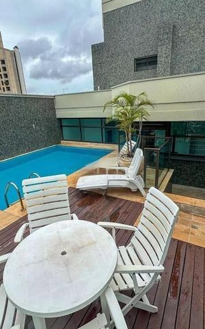 Studio para alugar com 57m², 2 quartos e 1 vaga Studio para alugar com 57m², 2 quartos e 1 vagaPiscina