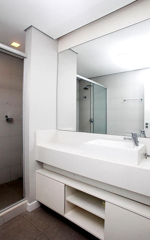 Studio à venda com 51m², 1 quarto e 1 vagaBanheiro