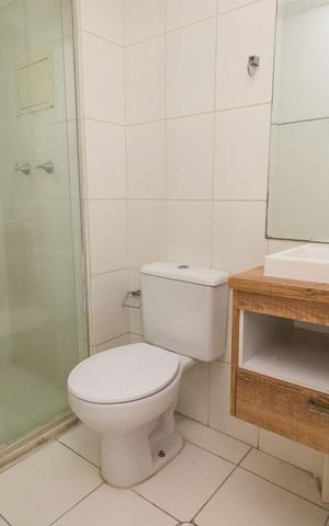 Apartamento à venda com 61m², 3 quartos e 1 vaga Apartamento à venda com 61m², 3 quartos e 1 vagaBanheiro da Suíte