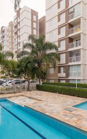 Apartamento à venda com 61m², 3 quartos e 1 vaga Apartamento à venda com 61m², 3 quartos e 1 vagaÁrea comum - Piscina