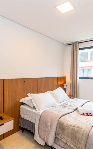 Studio à venda com 32m², 1 quarto e sem vaga Studio à venda com 32m², 1 quarto e sem vagaQuarto do Studio