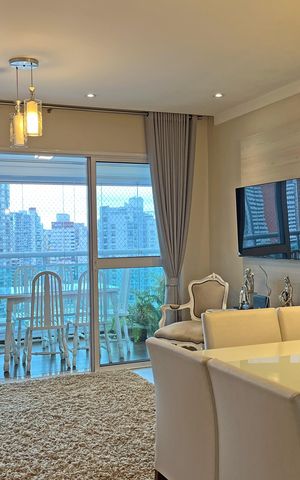 Apartamento para alugar com 109m², 3 quartos e 2 vagasSala