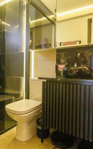 Apartamento à venda com 113m², 3 quartos e 2 vagasBanheiro da Suíte