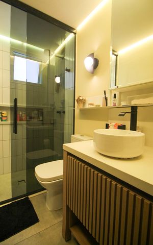 Apartamento à venda com 113m², 3 quartos e 2 vagasBanheiro
