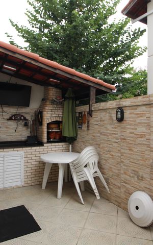 Casa de condomínio para alugar com 160m², 3 quartos e 2 vagasChurrasqueira