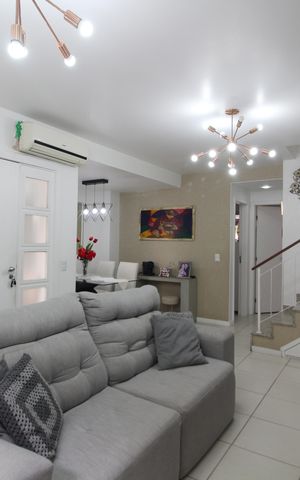 Casa de condomínio para alugar com 160m², 3 quartos e 2 vagasSala 1