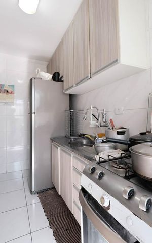 Apartamento à venda com 60m², 2 quartos e 1 vagaCozinha e Área de Serviço